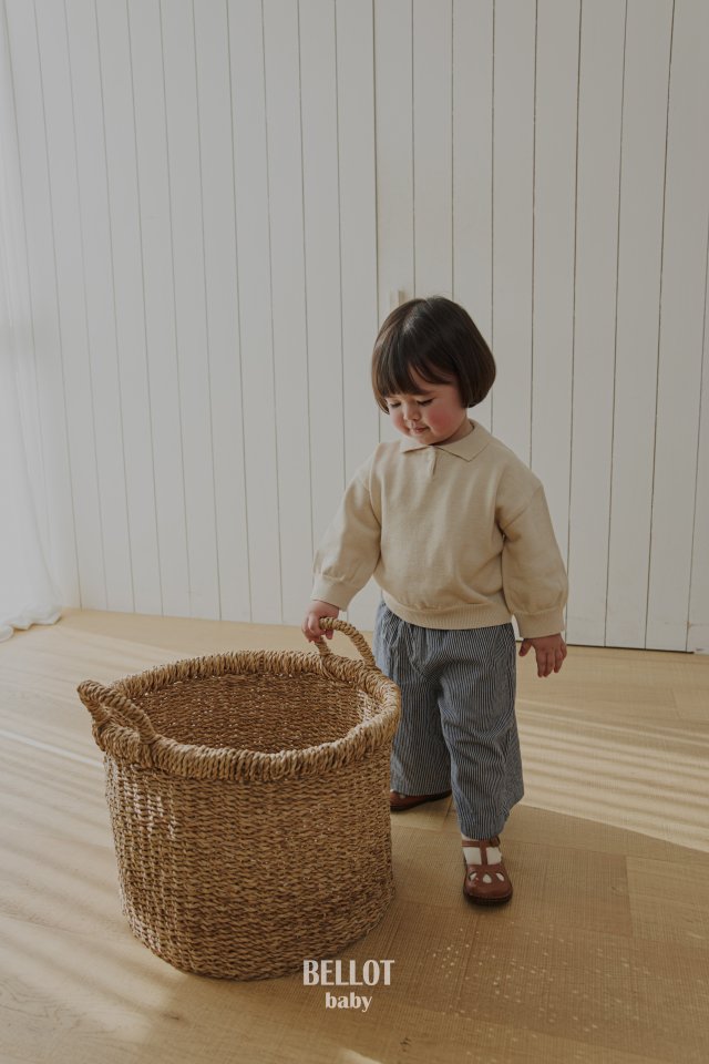 Bellot - Korean Baby Fashion - #babyfever - Bebe Maro Stripe Pants - 11
