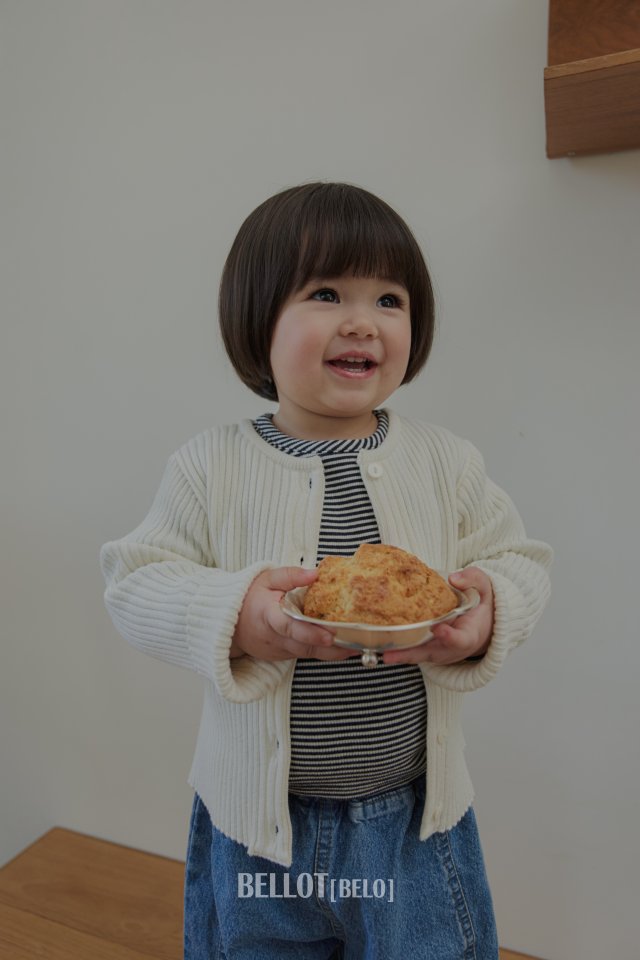 Bellot - Korean Baby Fashion - #babygirlfashion - Bebe Rua Ribbed Cardigan - 9