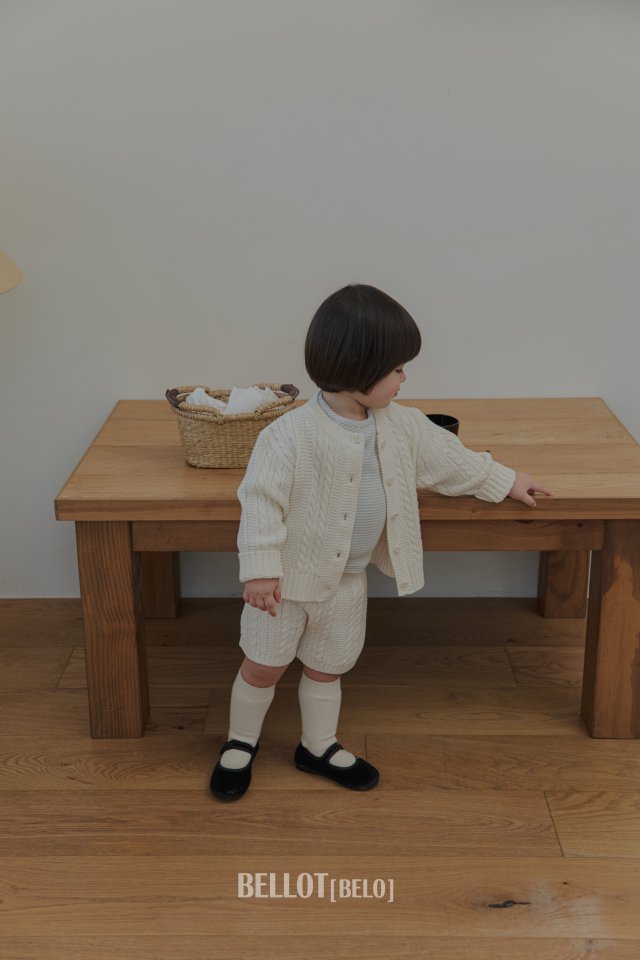 Bellot - Korean Baby Fashion - #babygirlfashion - Bebe Mauve Cardigan - 7