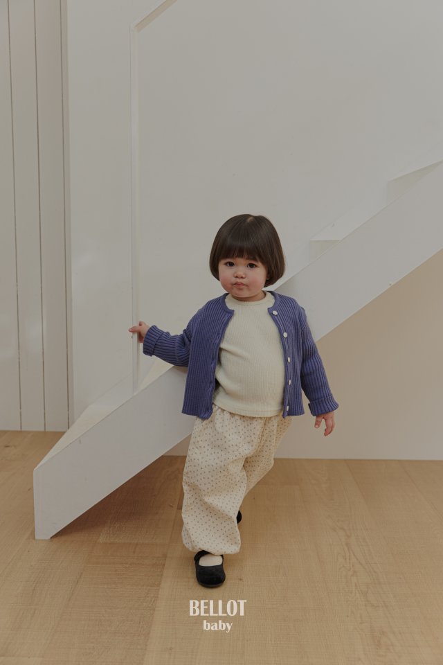 Bellot - Korean Baby Fashion - #babyoninstagram - Bebe Rua Ribbed Cardigan - 11