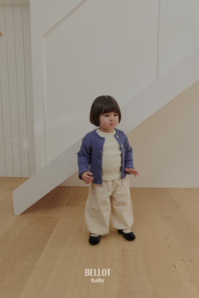 Bellot - Korean Baby Fashion - #babyootd - Bebe Rua Ribbed Cardigan - 12