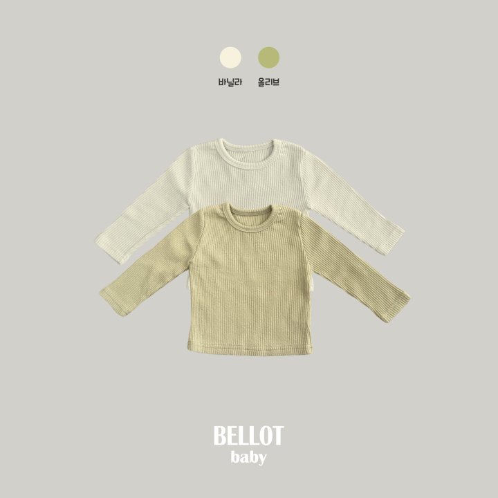 Bellot - Korean Baby Fashion - #onlinebabyshop - Bebe Plain Tee