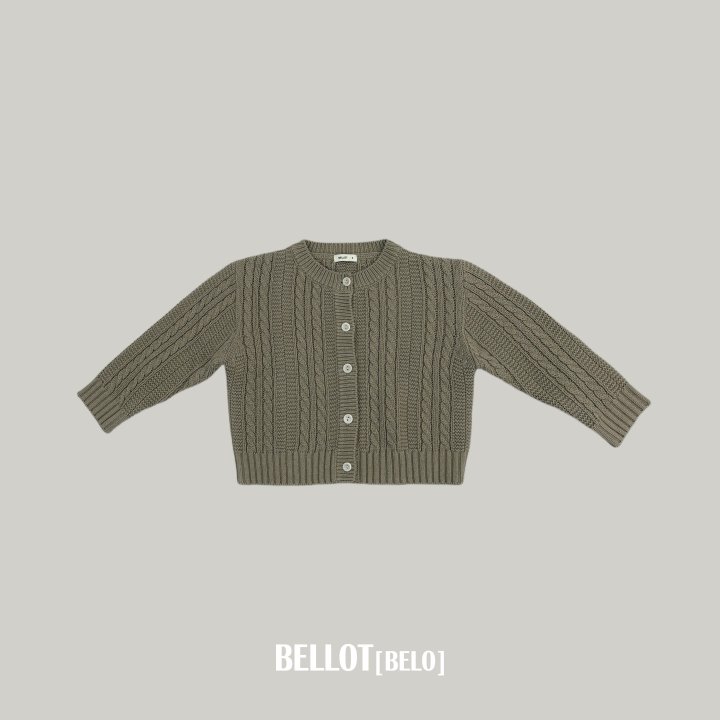 Bellot - Korean Children Fashion - #childofig - Mauve Cardigan - 4