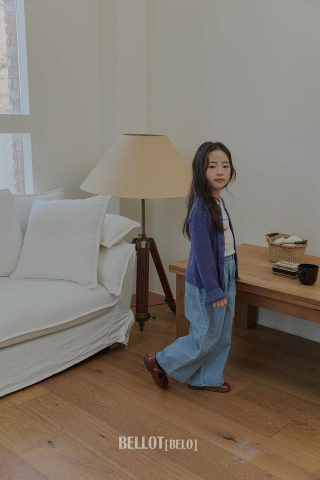 Bellot - Korean Children Fashion - #designkidswear - Rua Ribbed Cardigan - 7