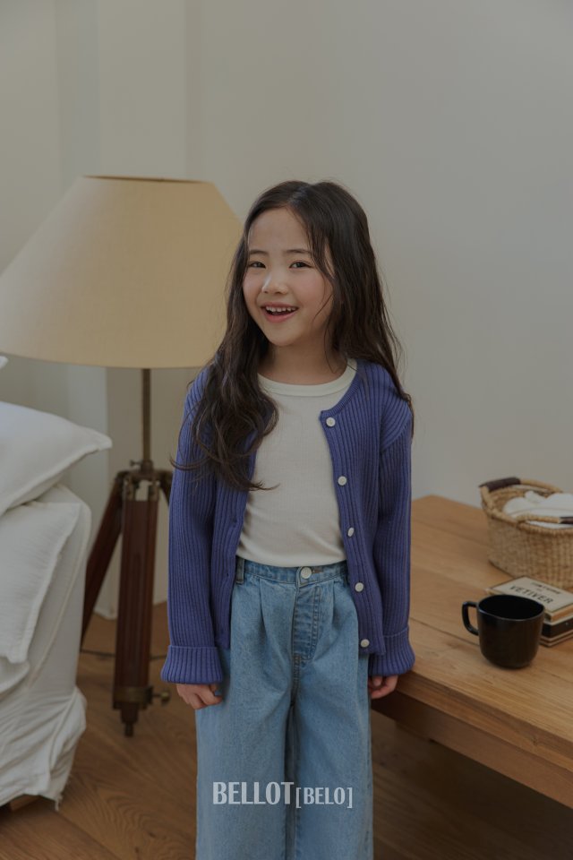 Bellot - Korean Children Fashion - #discoveringself - Rua Ribbed Cardigan - 8