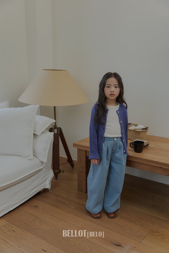 Bellot - Korean Children Fashion - #fashionkids - Rua Ribbed Cardigan - 9