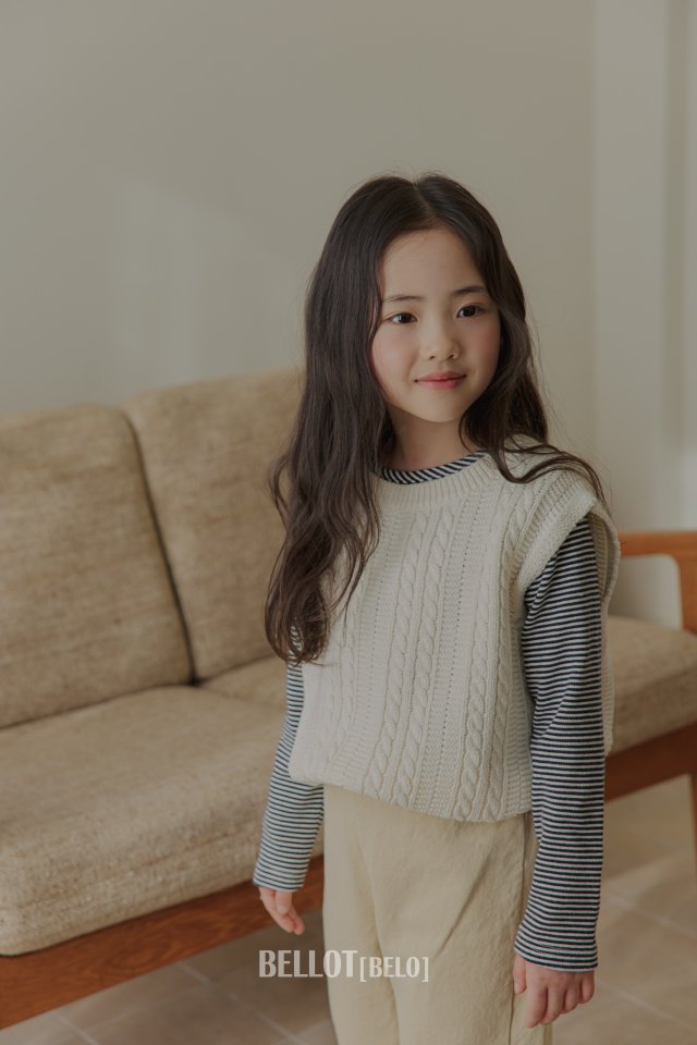 Bellot - Korean Children Fashion - #fashionkids - Lenny Stripe Tee - 9