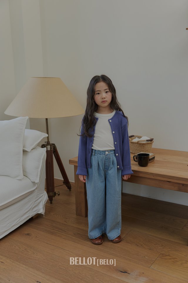 Bellot - Korean Children Fashion - #kidsshorts - Rua Ribbed Cardigan - 10