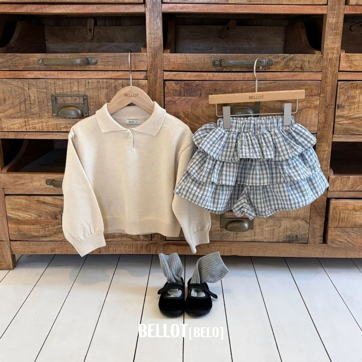 Bellot - Korean Children Fashion - #kidsshorts - Roy Collar Knit - 5