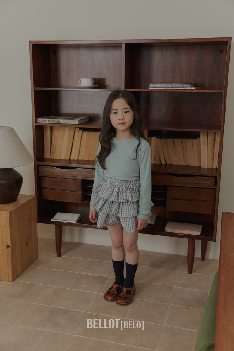 Bellot - Korean Children Fashion - #kidsstore - Rib Soft Tee - 12