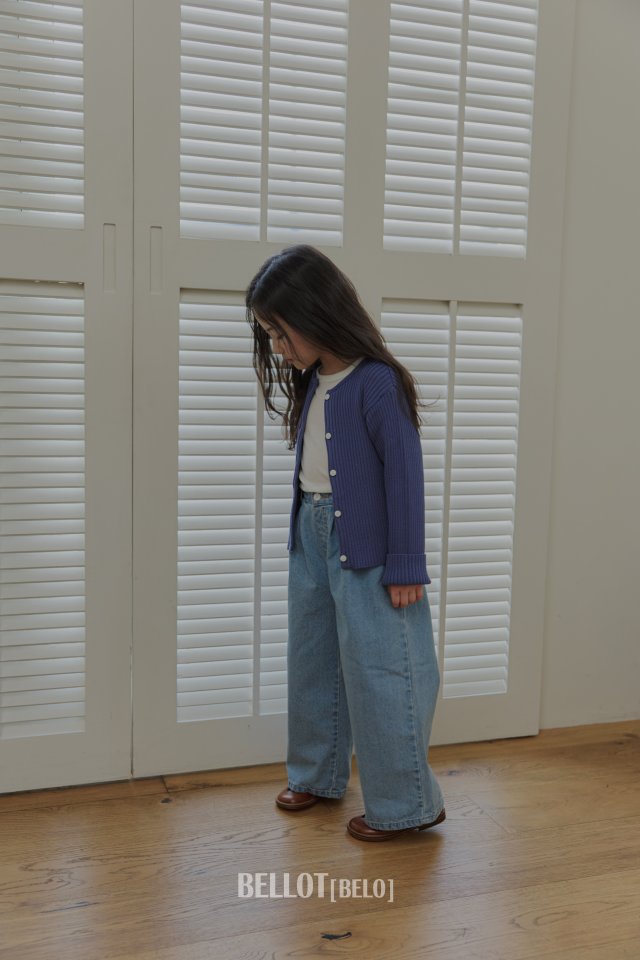 Bellot - Korean Children Fashion - #kidzfashiontrend - Rua Ribbed Cardigan - 12