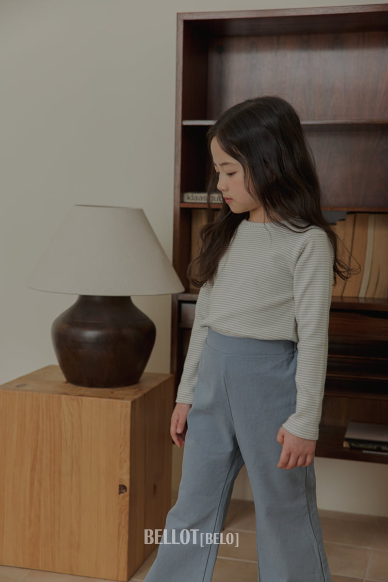 Bellot - Korean Children Fashion - #kidzfashiontrend - Lenny Stripe Tee - 12