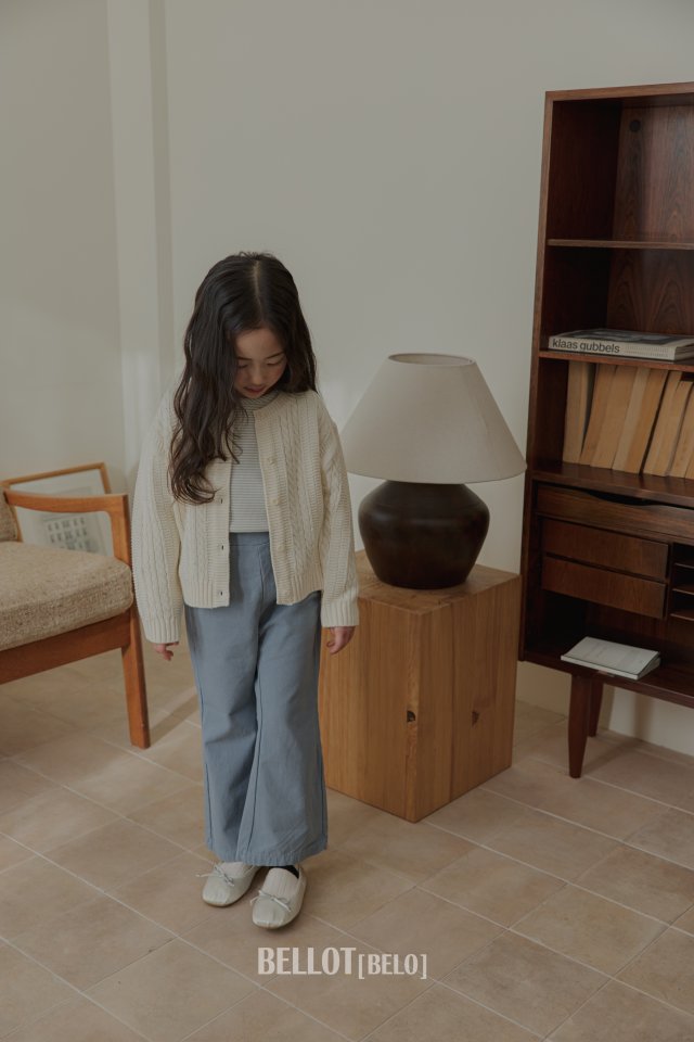 Bellot - Korean Children Fashion - #littlefashionista - Mauve Cardigan - 12