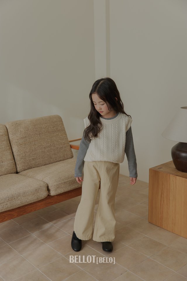 Bellot - Korean Children Fashion - #littlefashionista - Cozy Oxford Pants - 7