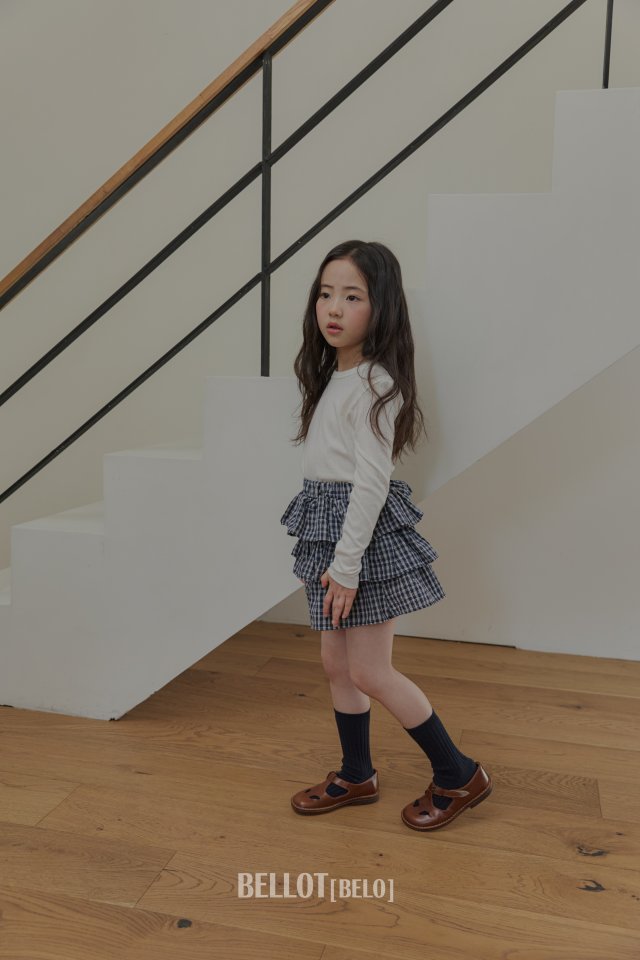 Bellot - Korean Children Fashion - #prettylittlegirls - Ribbed Tiered Pants - 8