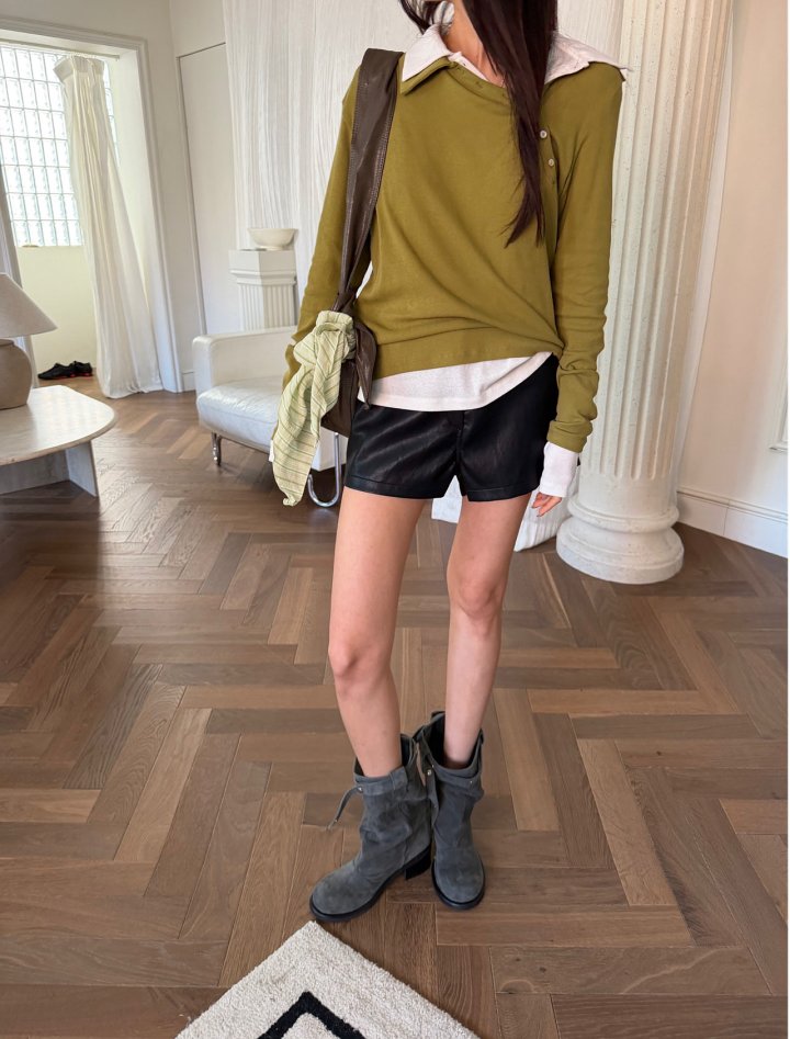 Better - Korean Women Fashion - #momslook - Lamb Glossy Pants - 11