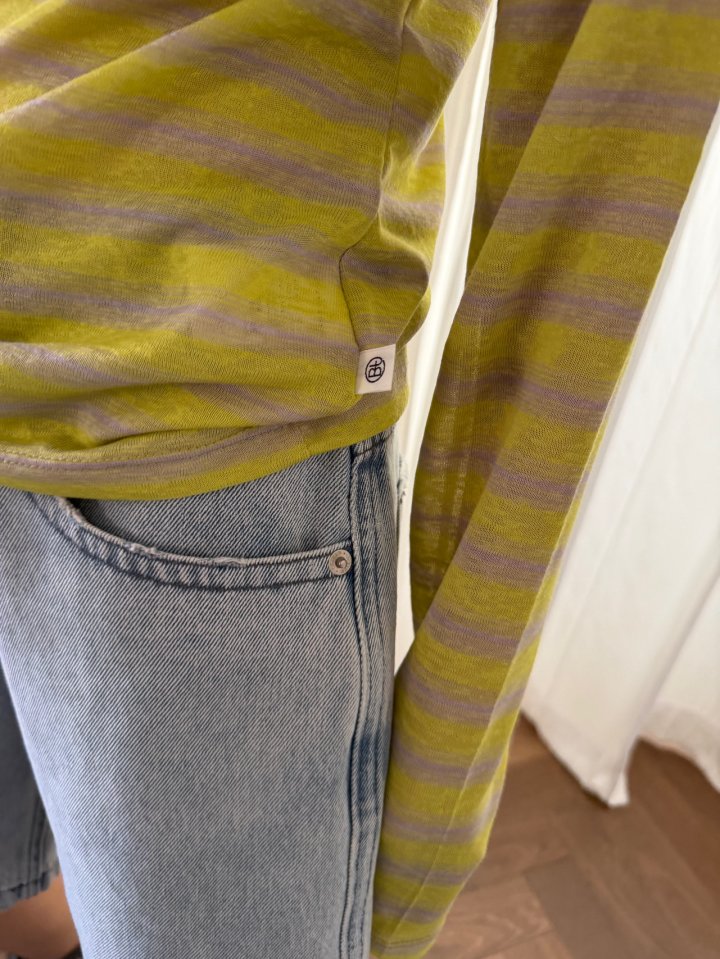 Better - Korean Women Fashion - #momslook - Shade Stripe Tee - 10
