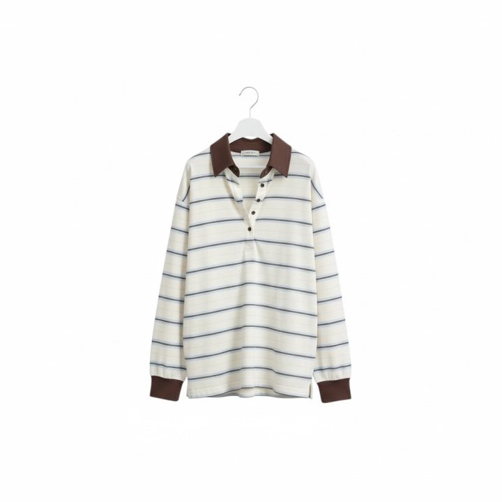 Better - Korean Women Fashion - #momslook - Poky Collar Tee - 3