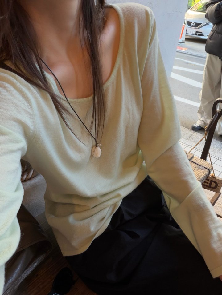 Better - Korean Women Fashion - #momslook - Raw Knit Top - 6