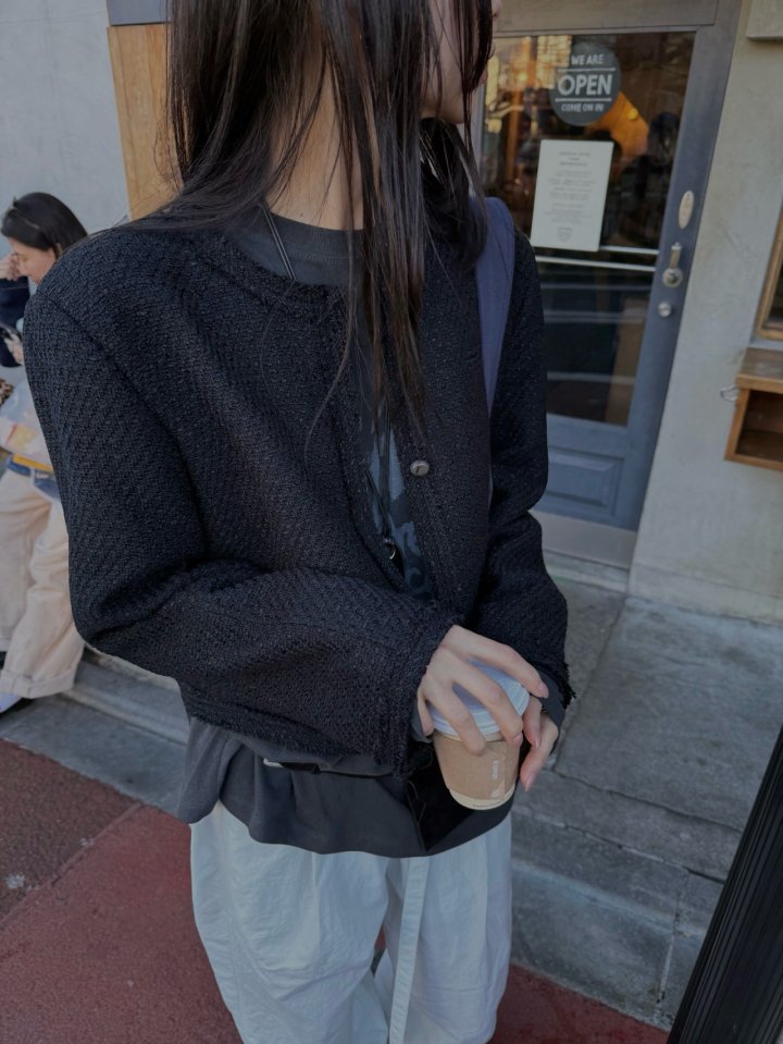 Better - Korean Women Fashion - #momslook - Bold Tweed Jacket - 5