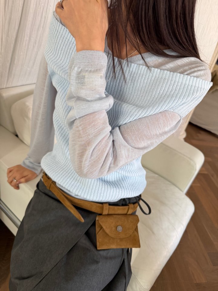 Better - Korean Women Fashion - #restrostyle - V-Neck Knit Top - 7