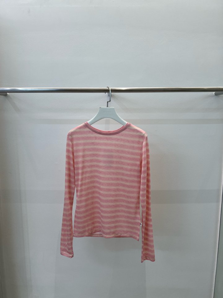 Better - Korean Women Fashion - #romanticstyle - Shade Stripe Tee - 2