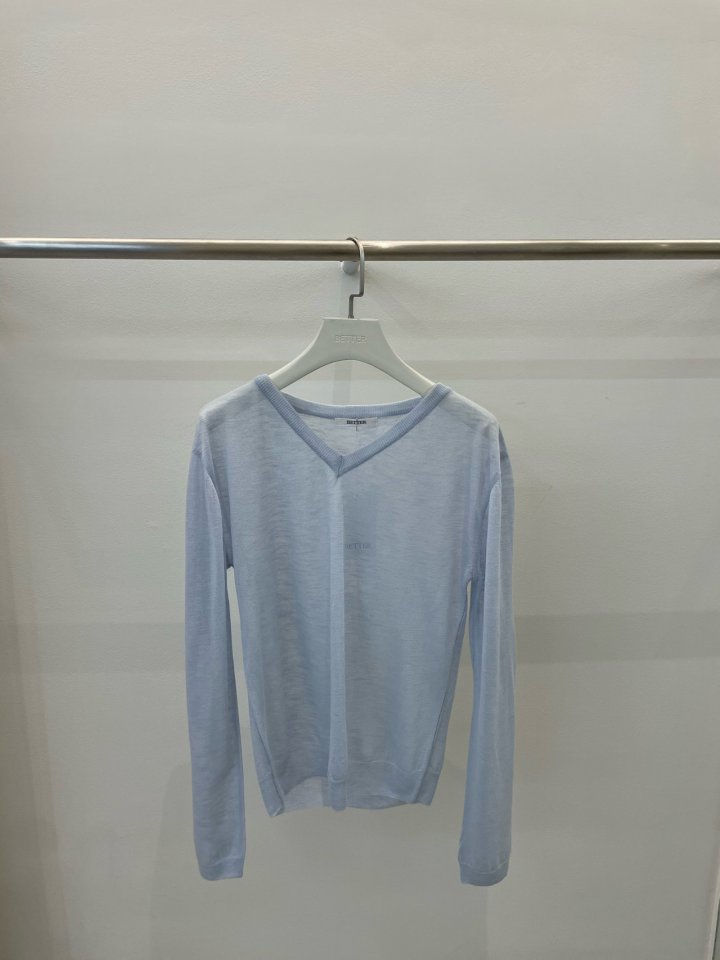 Better - Korean Women Fashion - #thatsdarling - V-Neck Knit Top - 10