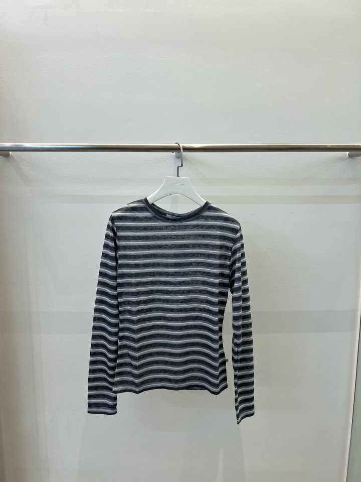 Better - Korean Women Fashion - #shopsmall - Shade Stripe Tee - 4