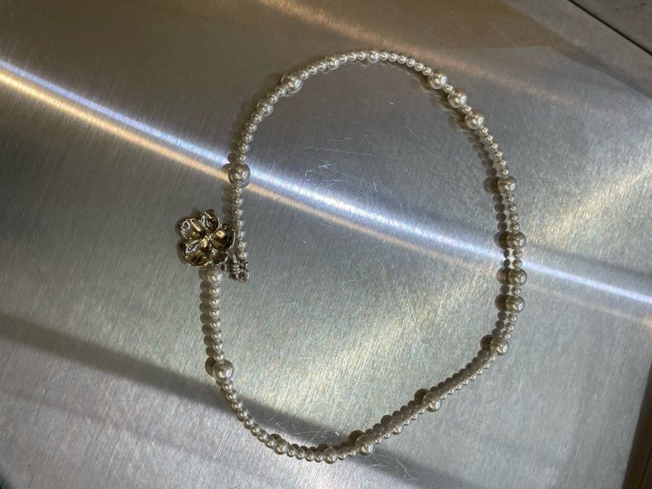 Better - Korean Women Fashion - #vintageinspired - Rose Pearl Necklace