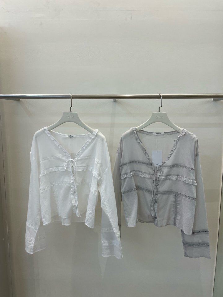 Better - Korean Women Fashion - #womensfashion - Lovely Ribbon Blouse