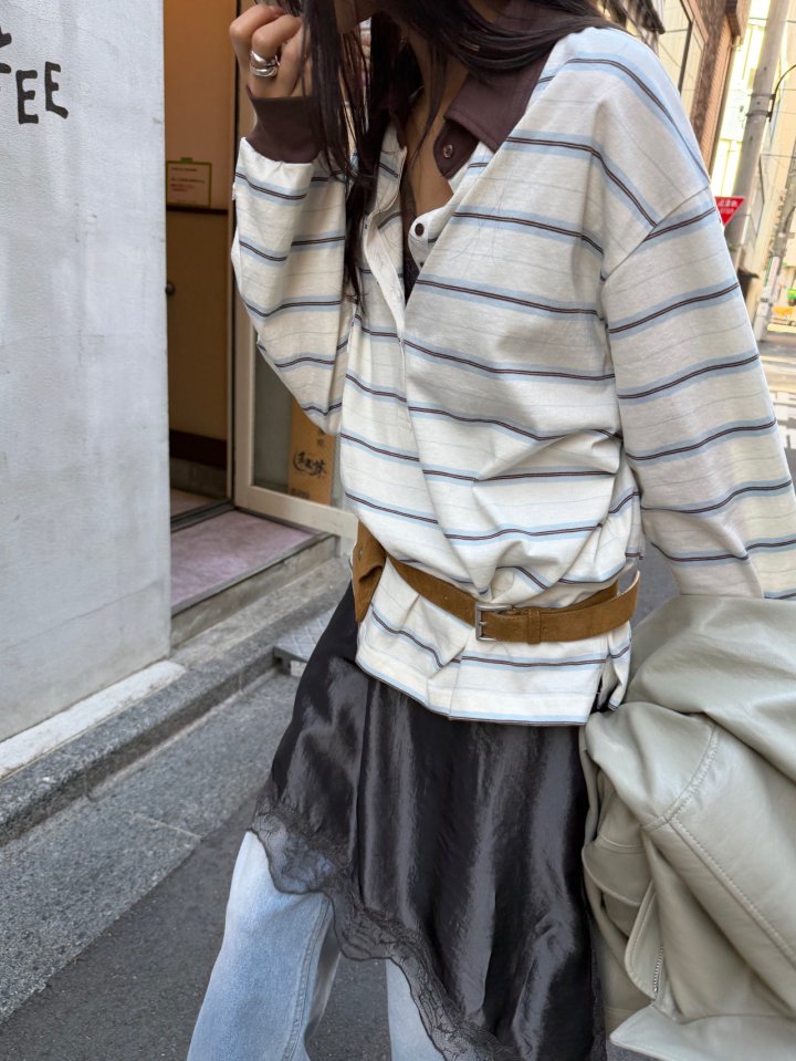 Better - Korean Women Fashion - #womensfashion - Poky Collar Tee - 10
