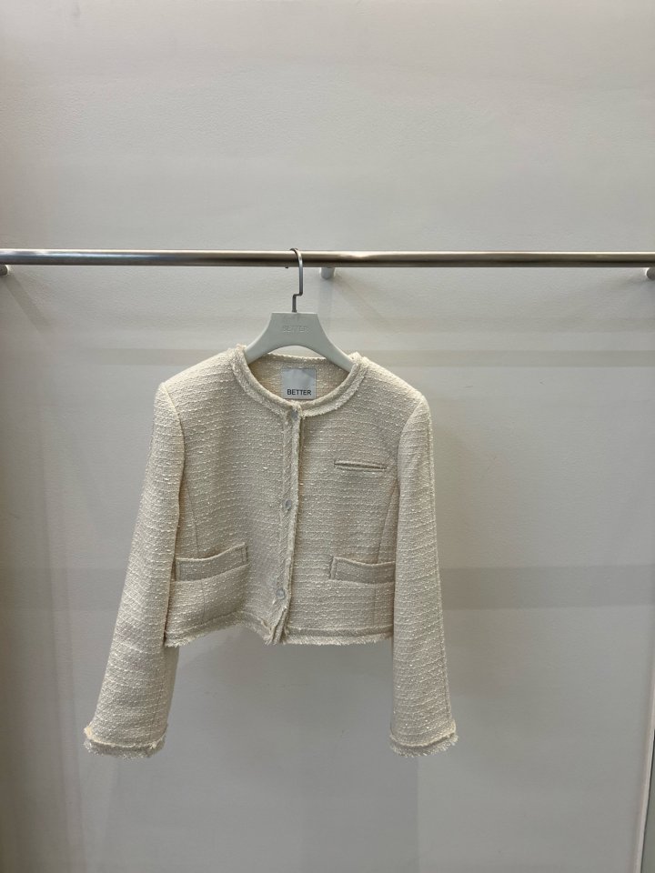 Better - Korean Women Fashion - #womensfashion - Bold Tweed Jacket - 2