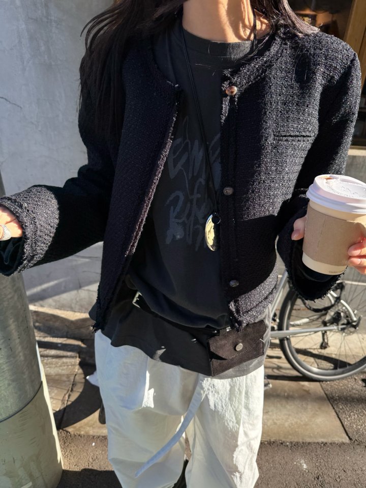Better - Korean Women Fashion - #womensfashion - Bold Tweed Jacket - 6