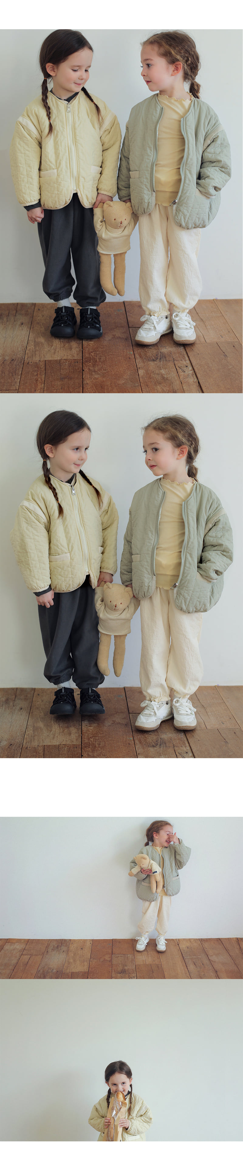Bien A Bien - Korean Children Fashion - #Kfashion4kids - Casio Reversible Jacket - 3