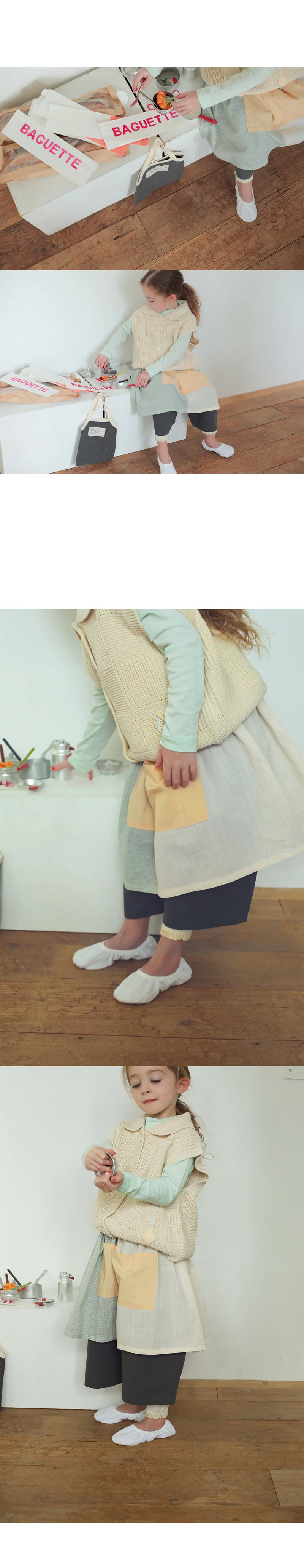 Bien A Bien - Korean Children Fashion - #designkidswear - Fren Knit Vest - 5