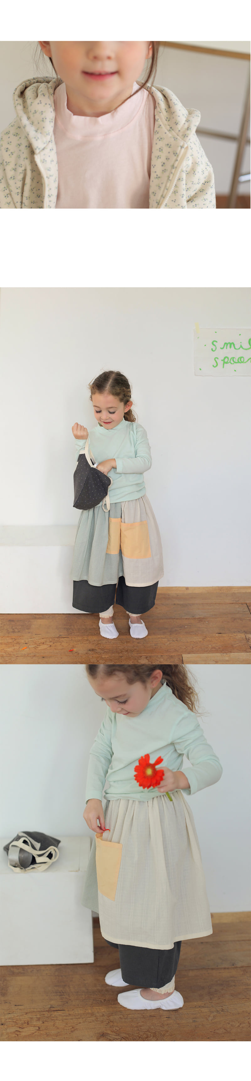 Bien A Bien - Korean Children Fashion - #discoveringself - Resen Mock Neck Tee - 3