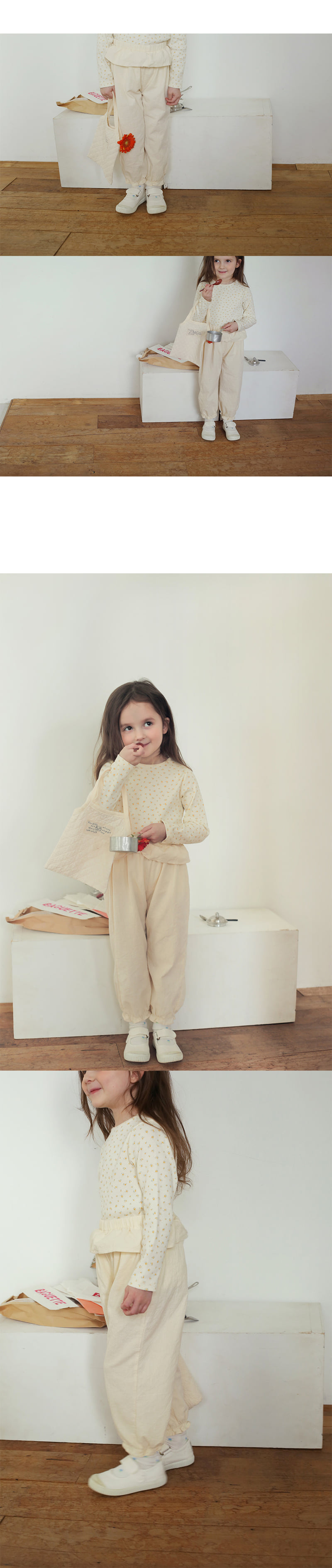 Bien A Bien - Korean Children Fashion - #kidsshorts - Ella Frill Pants - 6