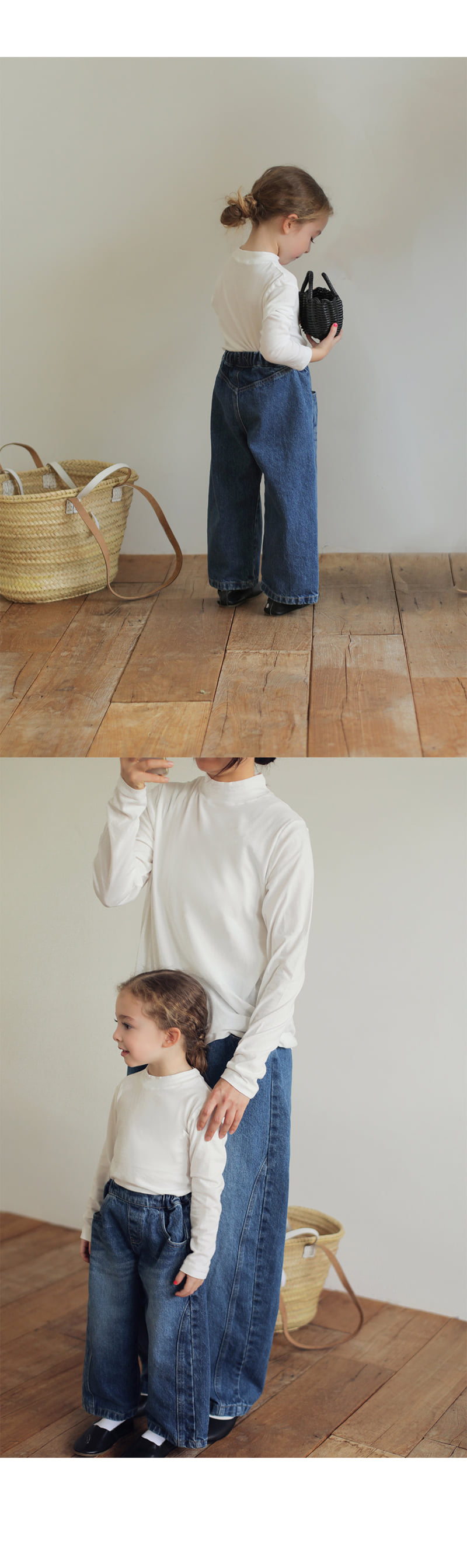 Bien A Bien - Korean Children Fashion - #kidsstore - Noir Denim Pants - 5