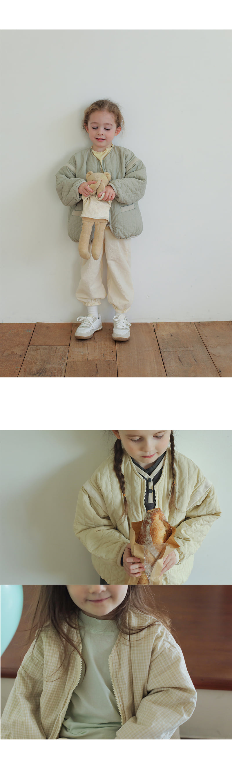Bien A Bien - Korean Children Fashion - #Kfashion4kids - Casio Reversible Jacket - 4