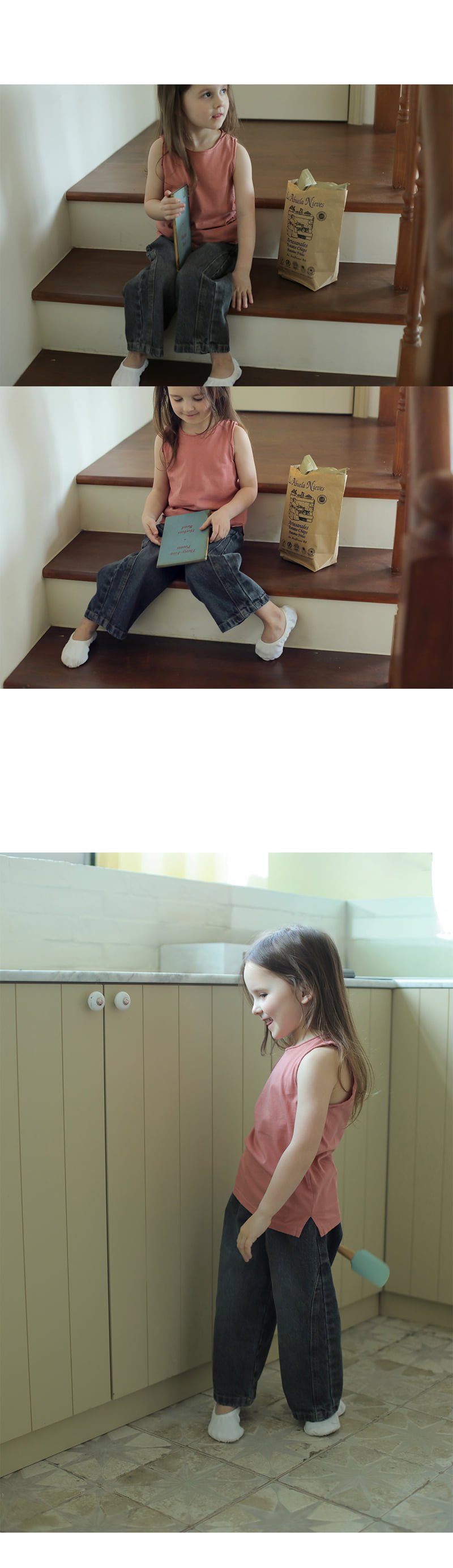 Bien A Bien - Korean Children Fashion - #prettylittlegirls - Milo Sleeveless Top - 3