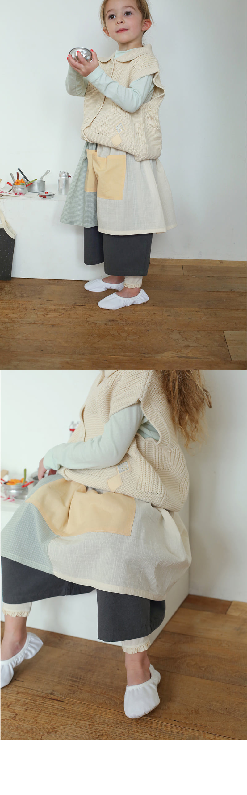 Bien A Bien - Korean Children Fashion - #toddlerclothing - Lucie Frill Leggings - 5