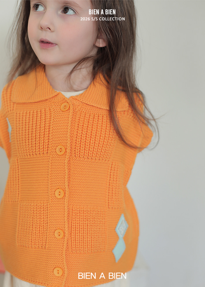 Bien A Bien - Korean Children Fashion - #toddlerclothing - Fren Knit Vest