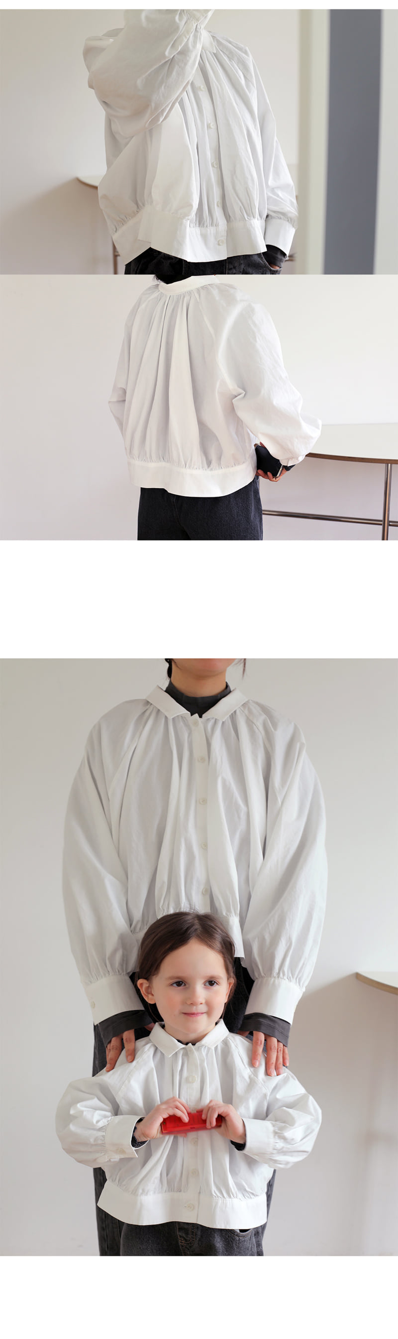 Bien A Bien - Korean Women Fashion - #pursuepretty - Adult Biela Shirring Shirt - 6