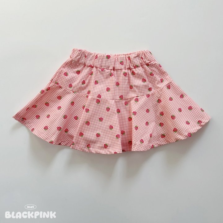 Black Pink - Korean Children Fashion - #Kfashion4kids - Strawberry Jam Set-Up - 10