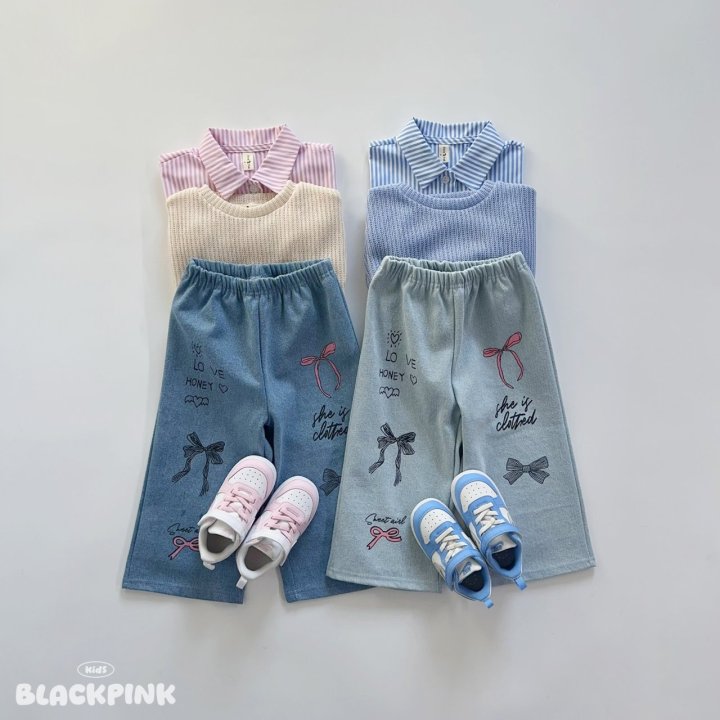 Black Pink - Korean Children Fashion - #Kfashion4kids - ST Heart Shirt - 8