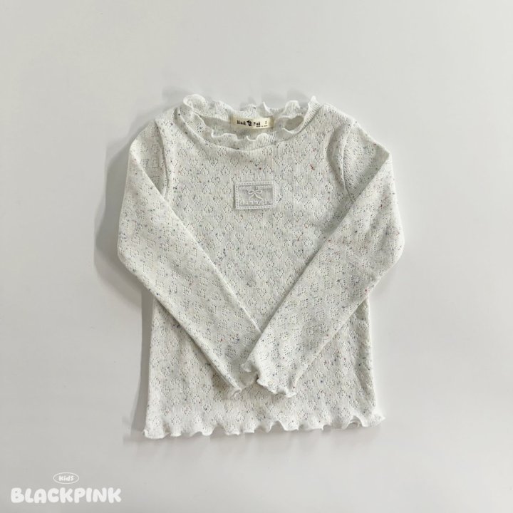 Black Pink - Korean Children Fashion - #Kfashion4kids - Frill Lace Tee - 5