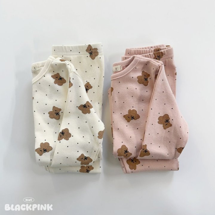 Black Pink - Korean Children Fashion - #Kfashion4kids - Dot Bear Easywear - 2