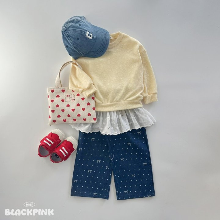 Black Pink - Korean Children Fashion - #Kfashion4kids - Moscrap Knit Sweatshirt - 10