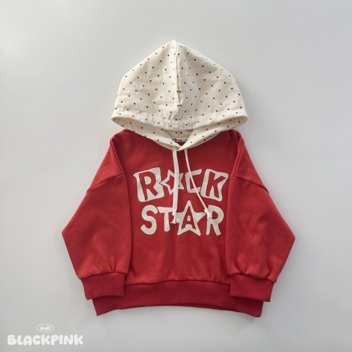 Black Pink - Korean Children Fashion - #prettylittlegirls - Dot Hoodie Sweatshirt - 4