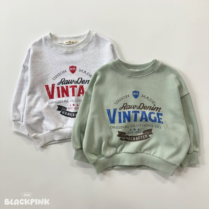 Black Pink - Korean Children Fashion - #childofig - Vintage Sweatshirt - 3